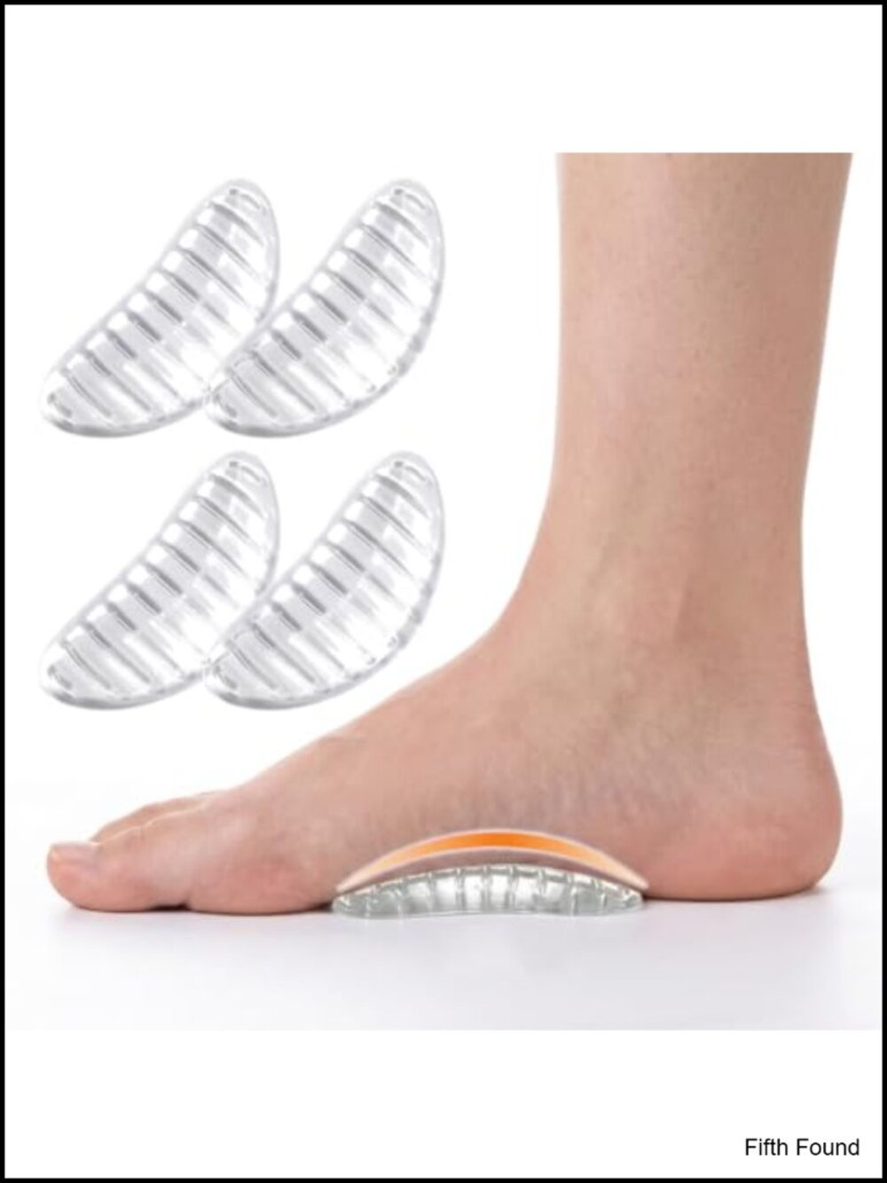Silicone Arch Support Pads for Clogs Slides Sandals 4 Pack
